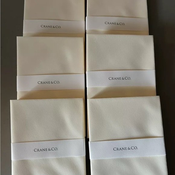 60 Crane & Co Envelopes Cream Color includes 6 packs of 10 envelopes - Picture 1 of 6